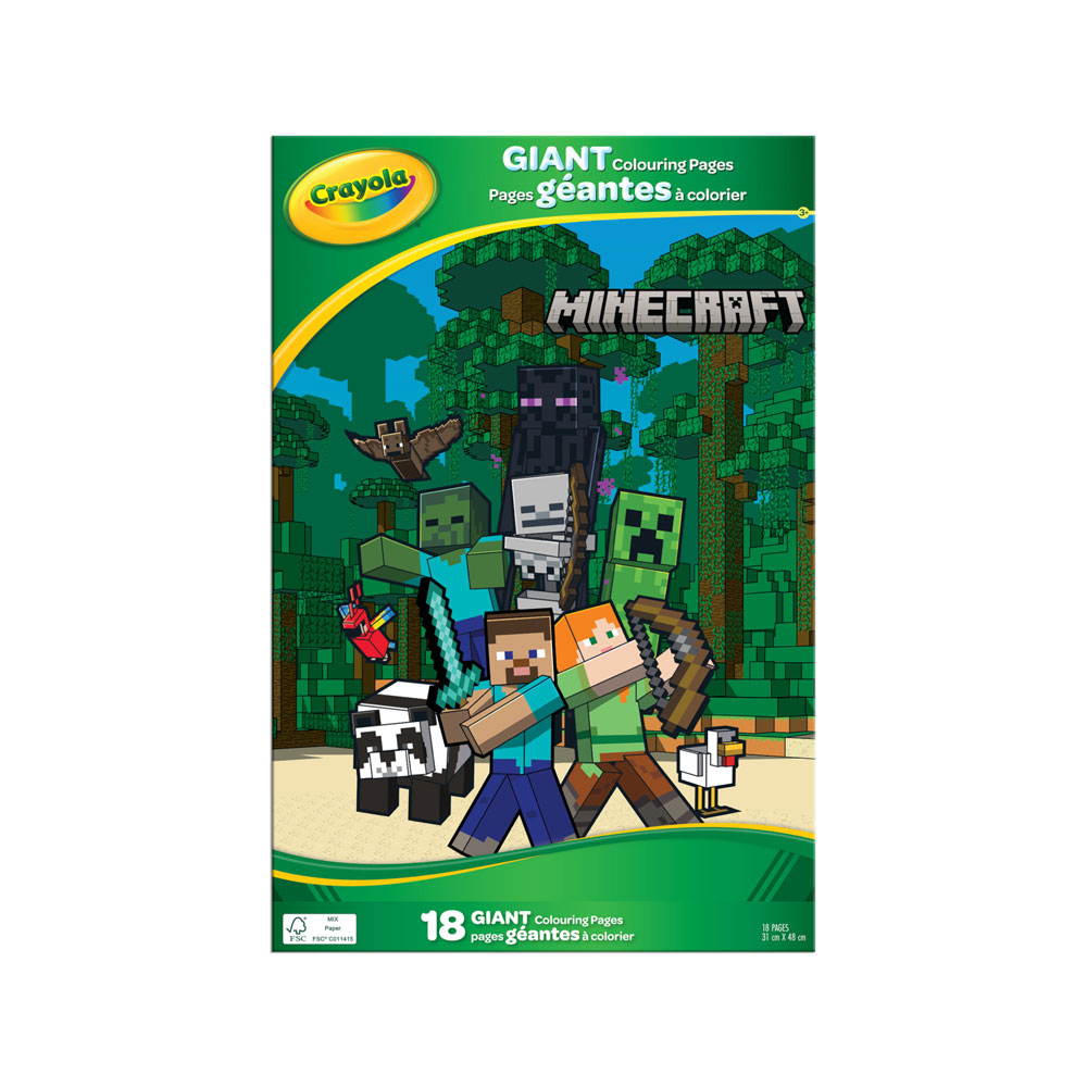 Crayola Giant Colouring Pages, Minecraft | Toys R Us Canada