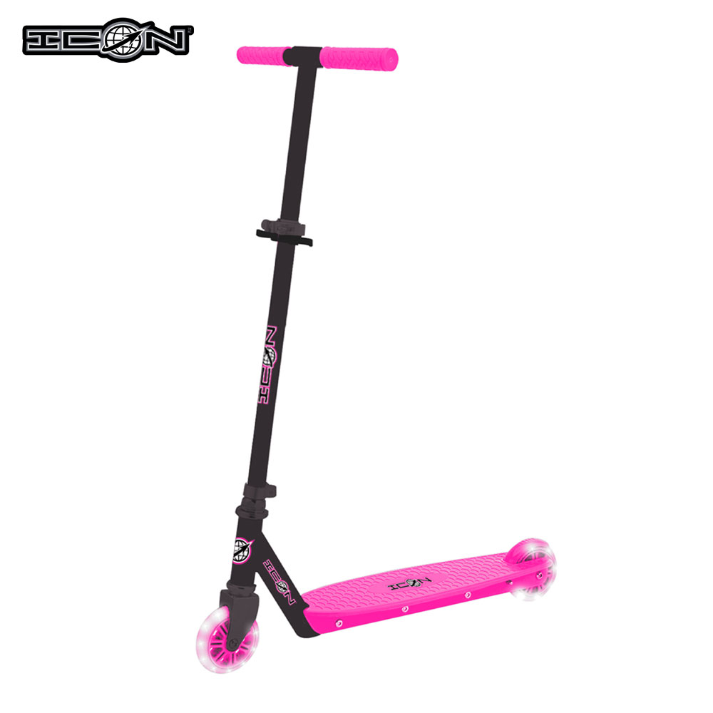 Icon Elite 100Mm Light Up Wheel Scooter Pink Toys R Us Canada