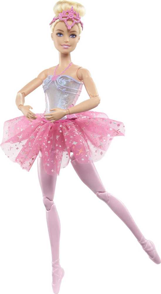 Barbie Doll Blonde Ballerina Doll Magical LightUp Feature Toys R