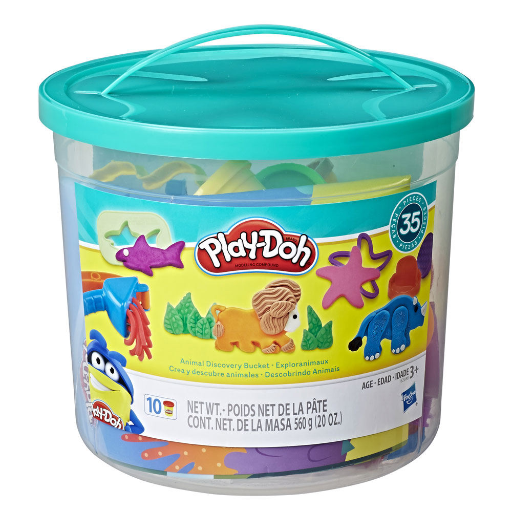 play doh animal bucket