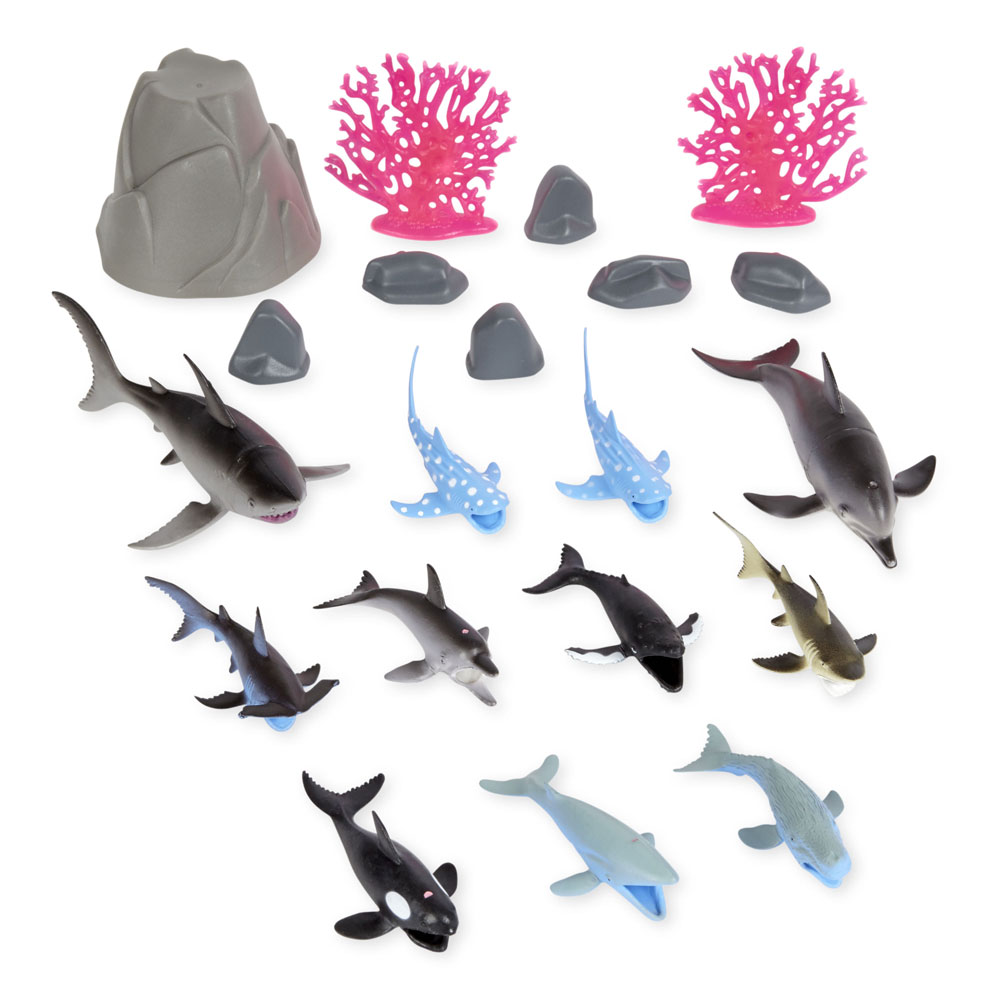 Animal Ocean Bucket Collection 20 Piece R Exclusive Toys