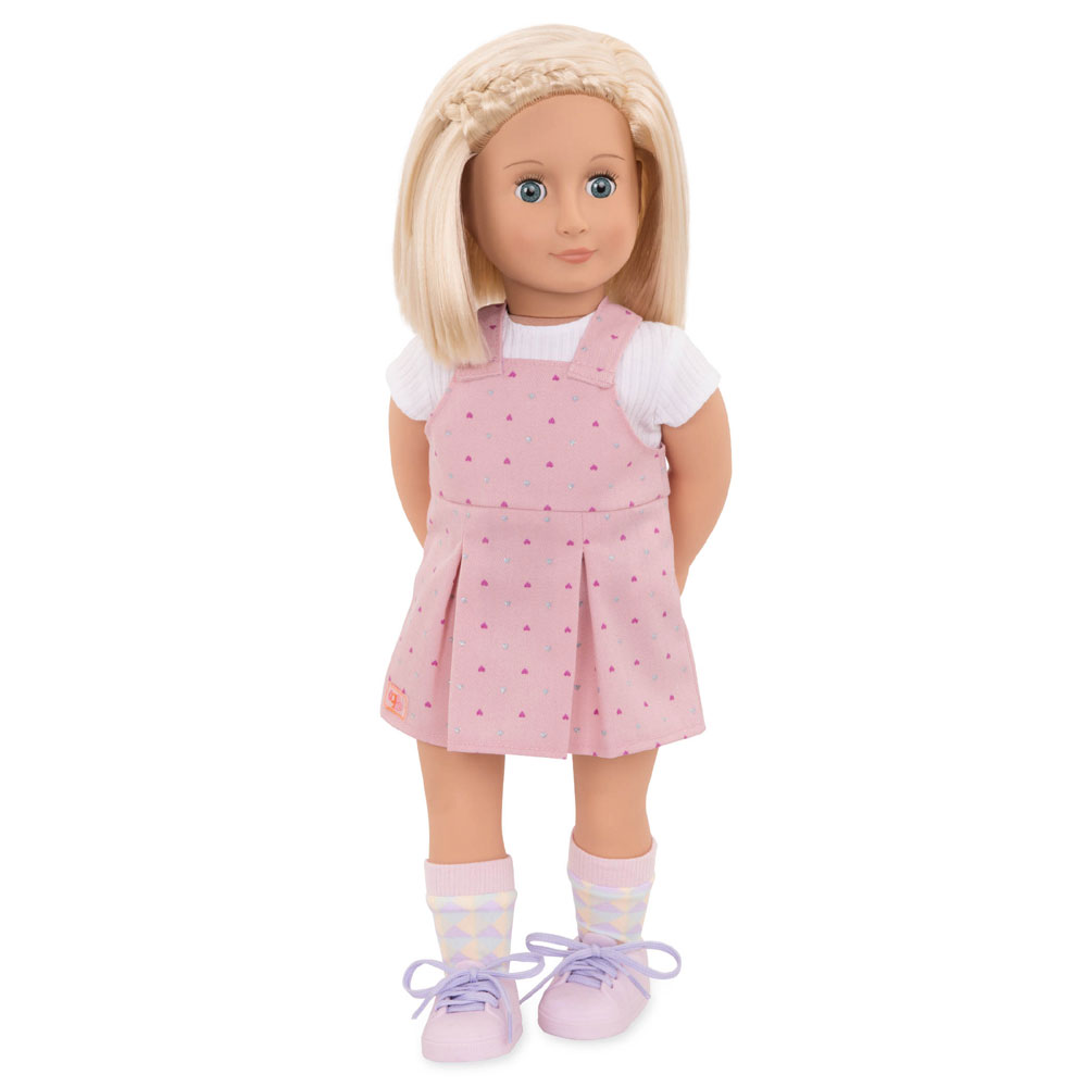 Our Generation, Naty, 18inch Doll with Pink Dress Toys R Us Canada