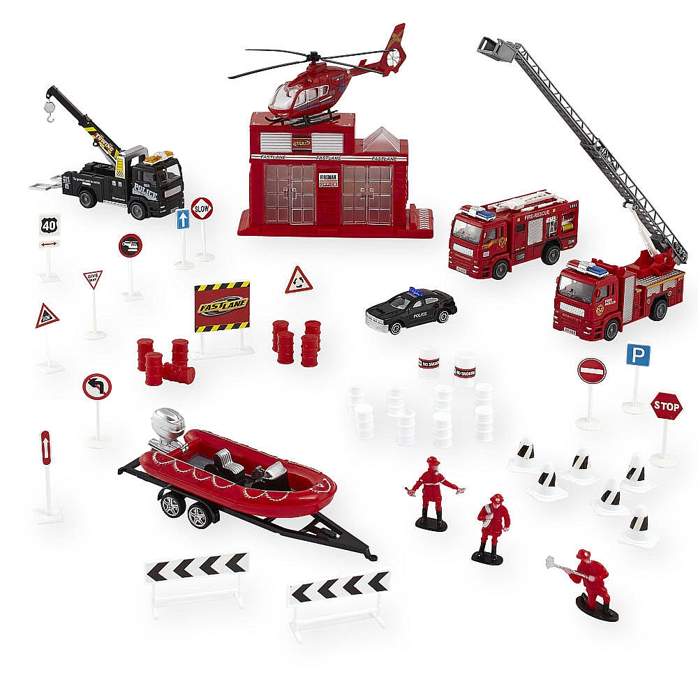 Fast Lane 143 Scale Emergency Vehicle Set Toys R Us Canada
