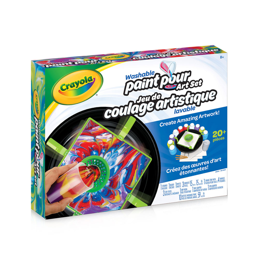 Crayola Washable Paint Pour Art Set Toys R Us Canada