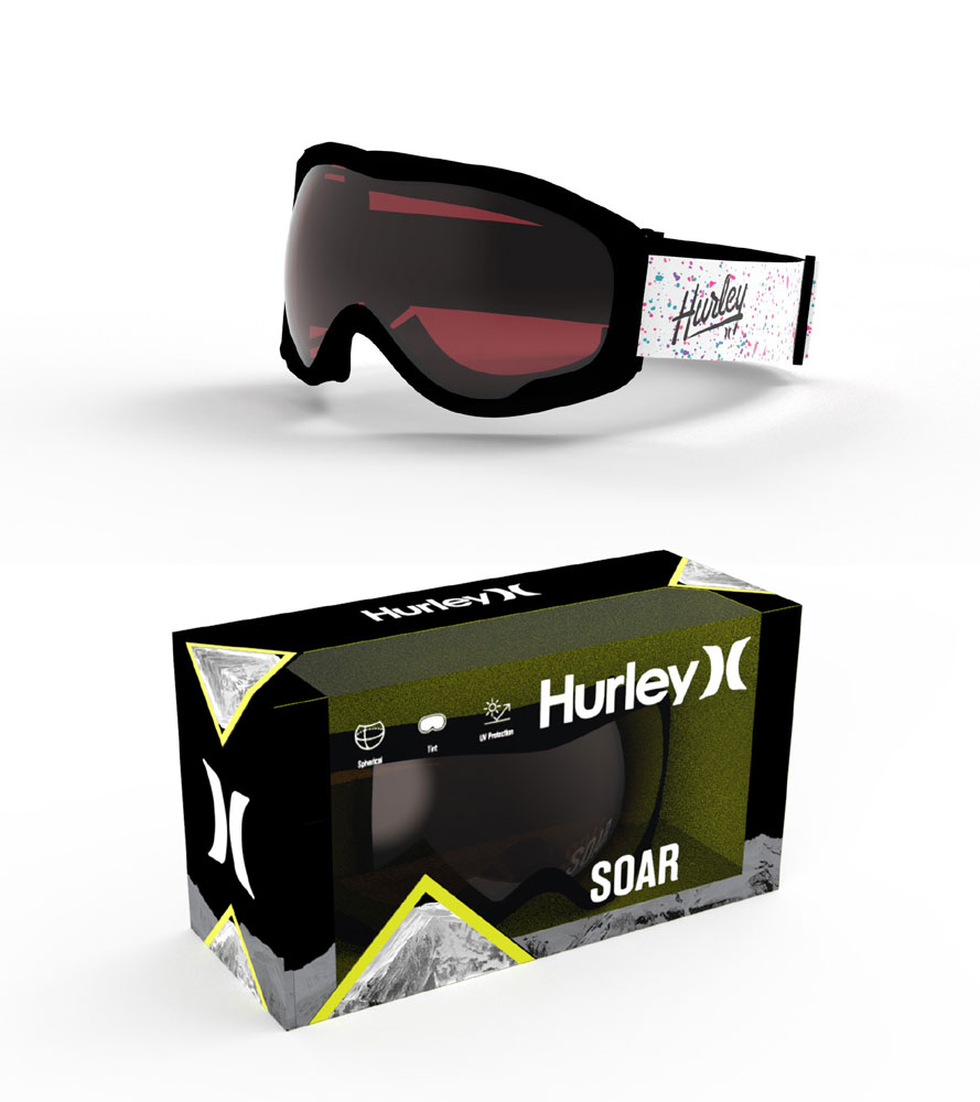Hurley Soar Winter Goggles Pink Splatter Toys R Us Canada