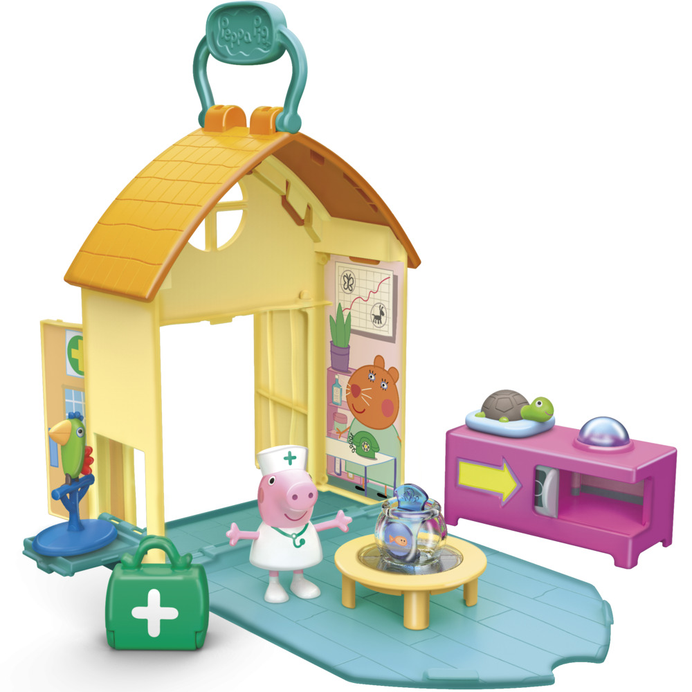 Peppa Pig Peppa's Adventures Peppa Visits the Vet Fun Playset Preschool