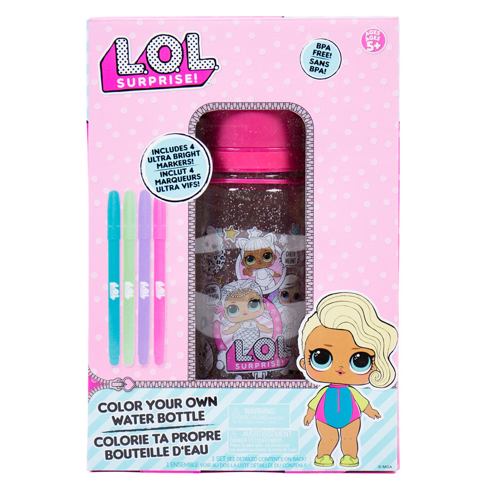 LOL Surprise! Glitter Water Bottle Toys R Us Canada