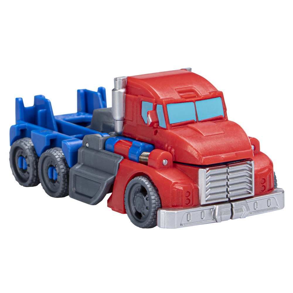 Transformers Toys EarthSpark 1Step Flip Changer Optimus Prime 4Inch Action Figure, Robot Toys