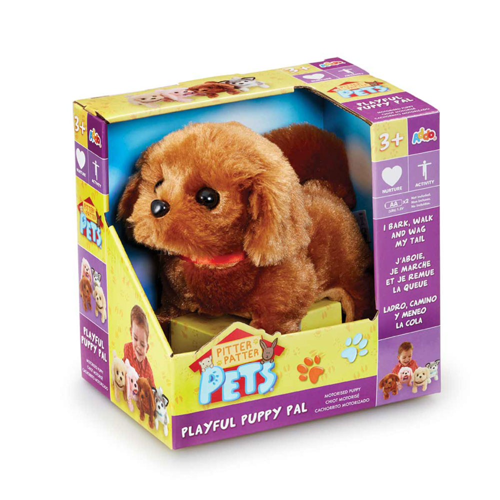 Pitter Patter Pets Coffret Playful Puppy Pal Peluche chiot labrador