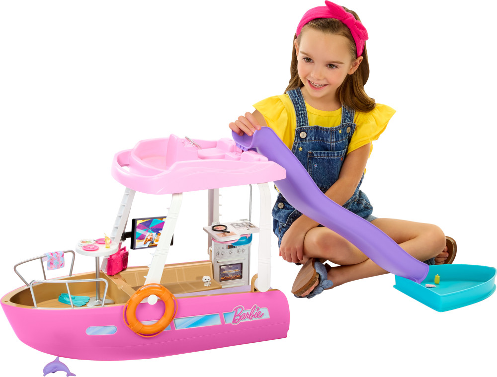 Barbie Dream Boat Playset with Pool, Slide and 20+ Accessories Toys R
