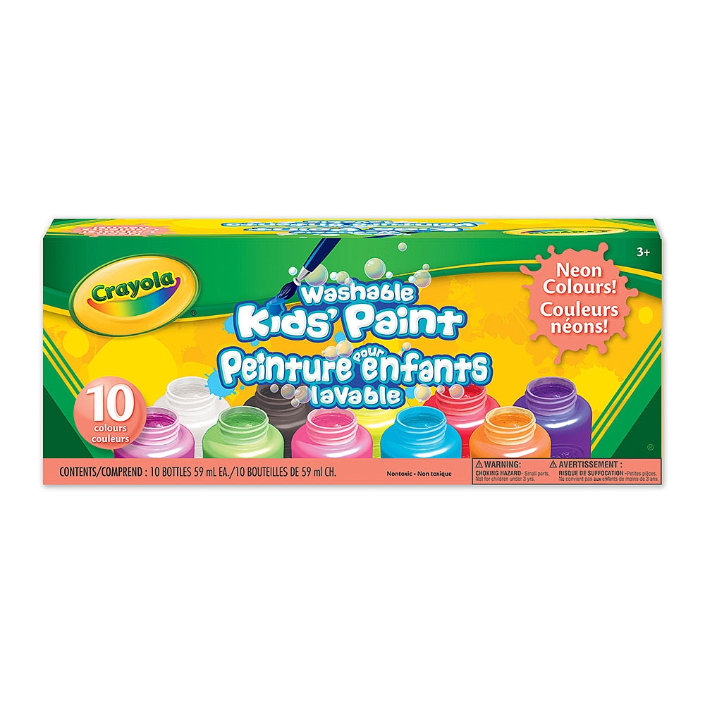 Crayola Washable Kids Neon Paint Toys R Us Canada
