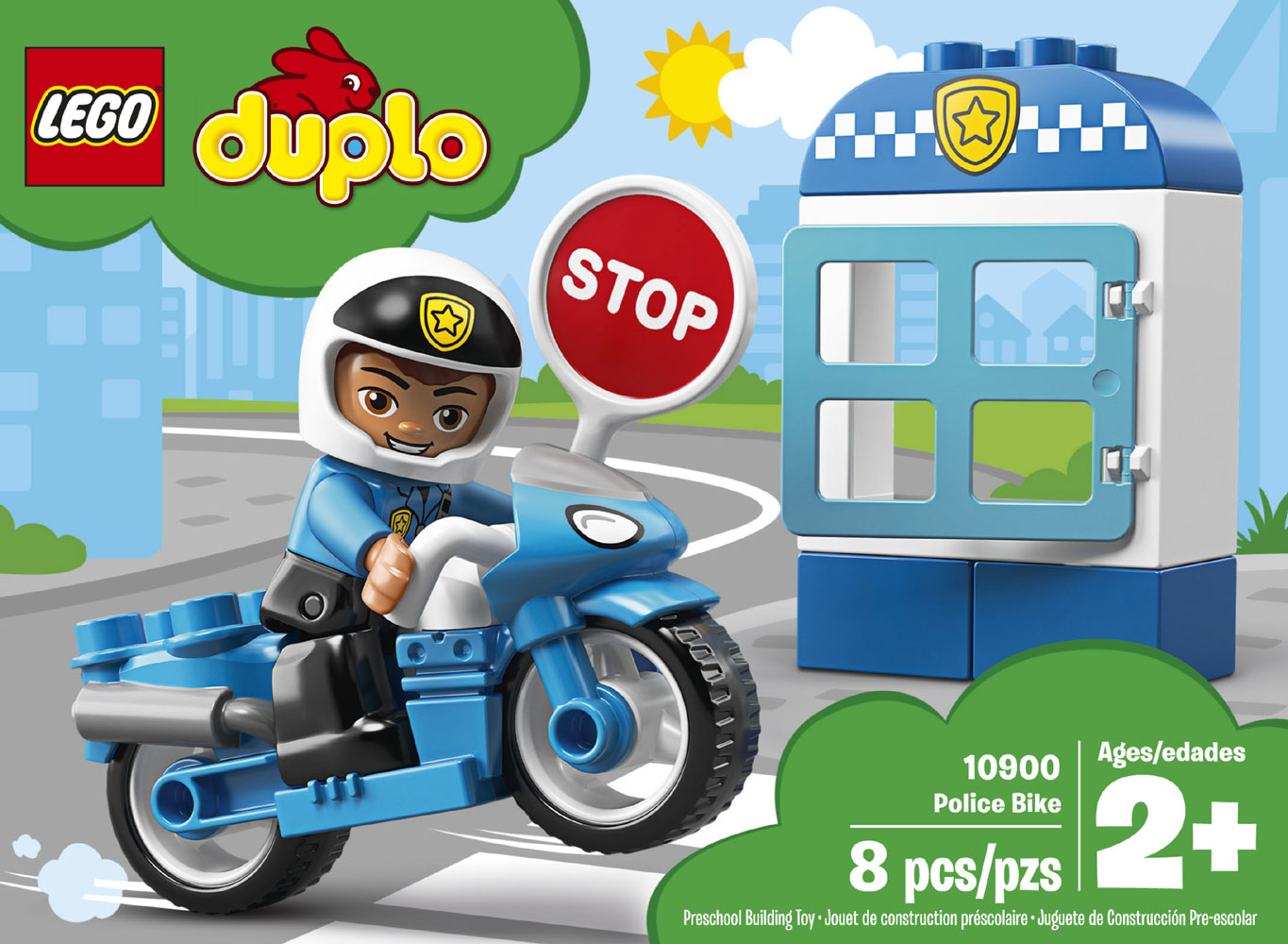 lego duplo police motorcycle