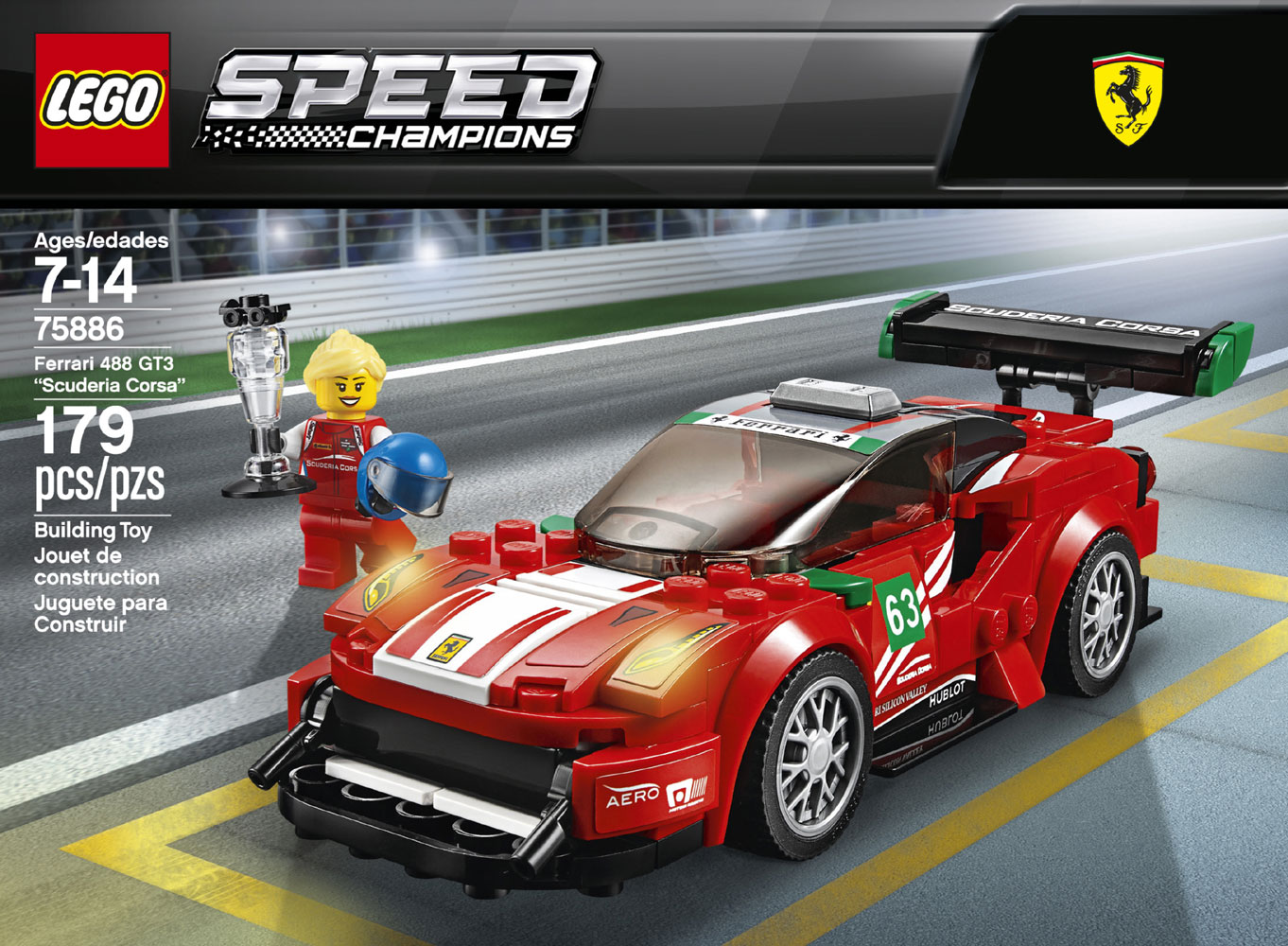 lego speed champions 75886 ferrari 488 gt3