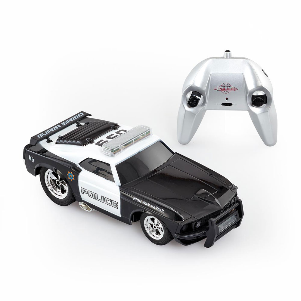 Xceler8 RC 1:16 Scale Western Police Highway Patrol Car - R