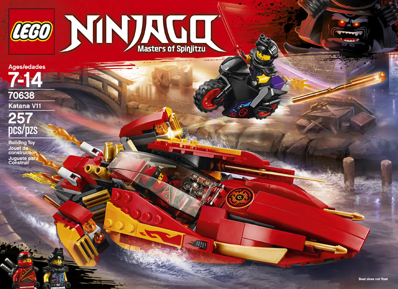 lego ninjago 70638 katana v11 boat