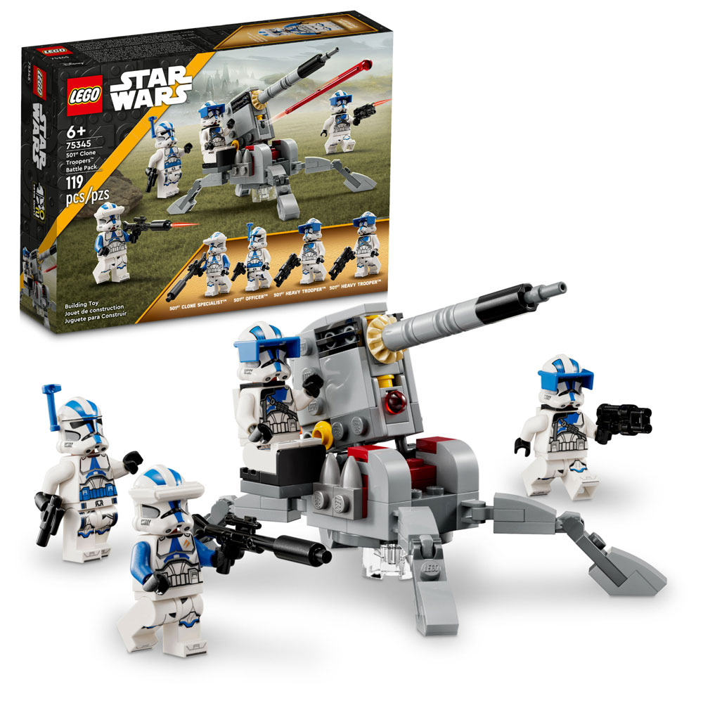 LEGO Star Wars 501st Clone Troopers Battle Pack 75345 Building Toy