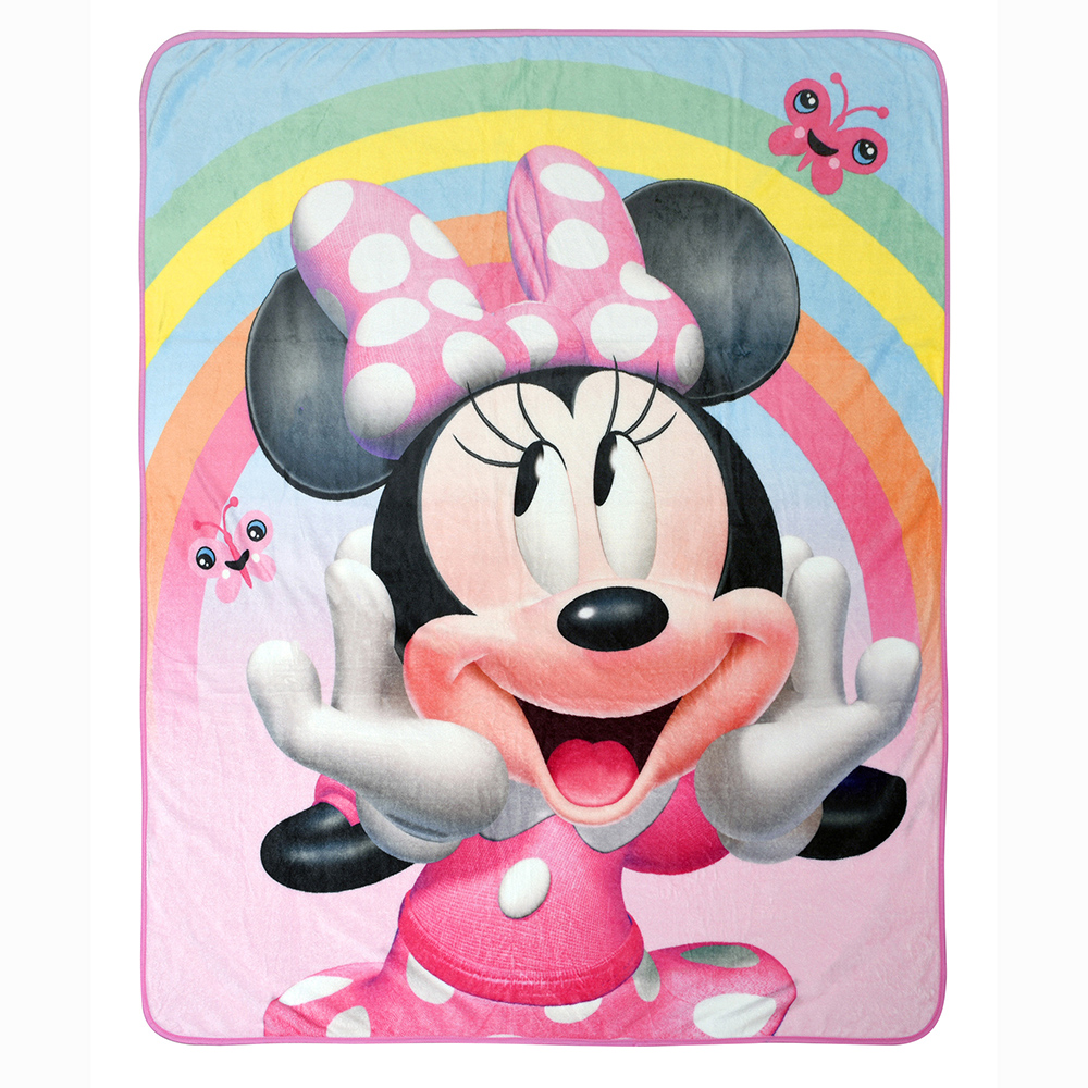 Disney Minnie Mouse Fleece Throw Blanket, 50 x 60 inches Toys R Us Canada