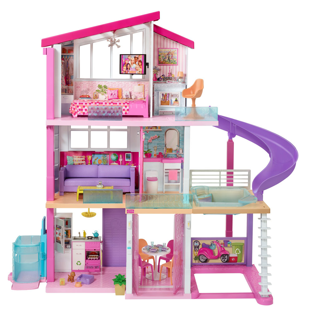 interactive barbie dream house