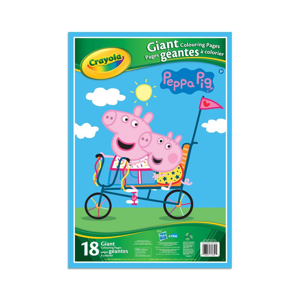 Crayola - Giant Colouring Pages, Peppa Pig | Toys R Us Canada