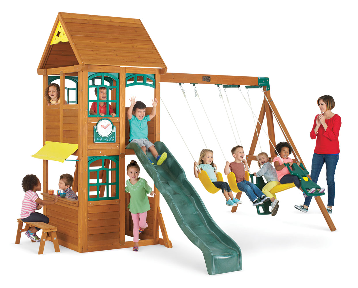 KidKraft Brooksville Wooden Swing Set Toys R Us Canada