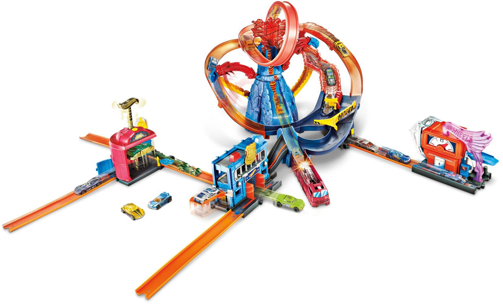 hot wheels volcano highway