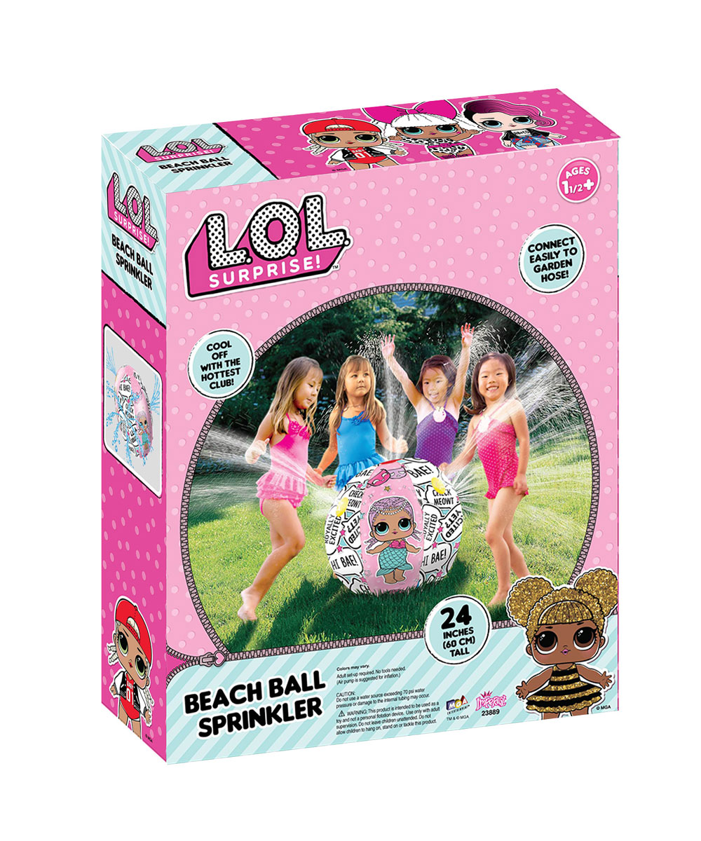 lol beach ball sprinkler