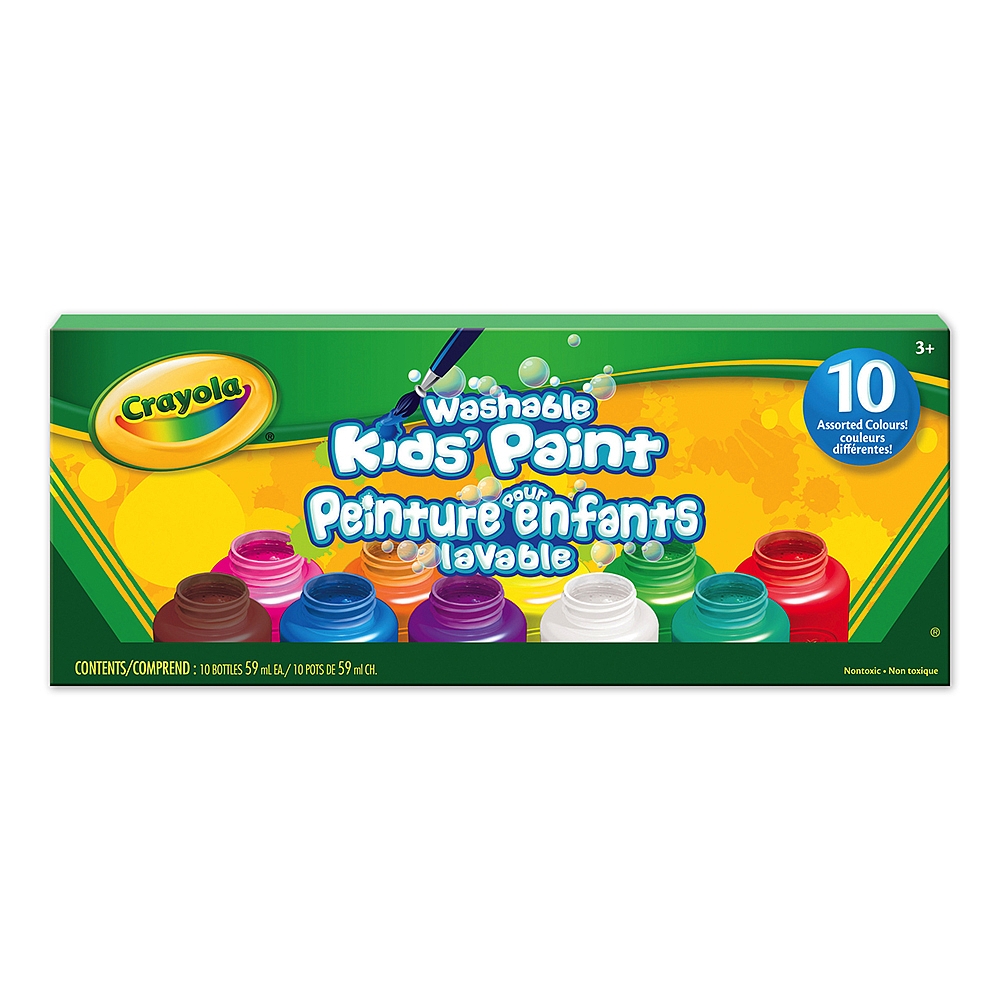 Crayola Washable Kids Paint Set, 10ct.