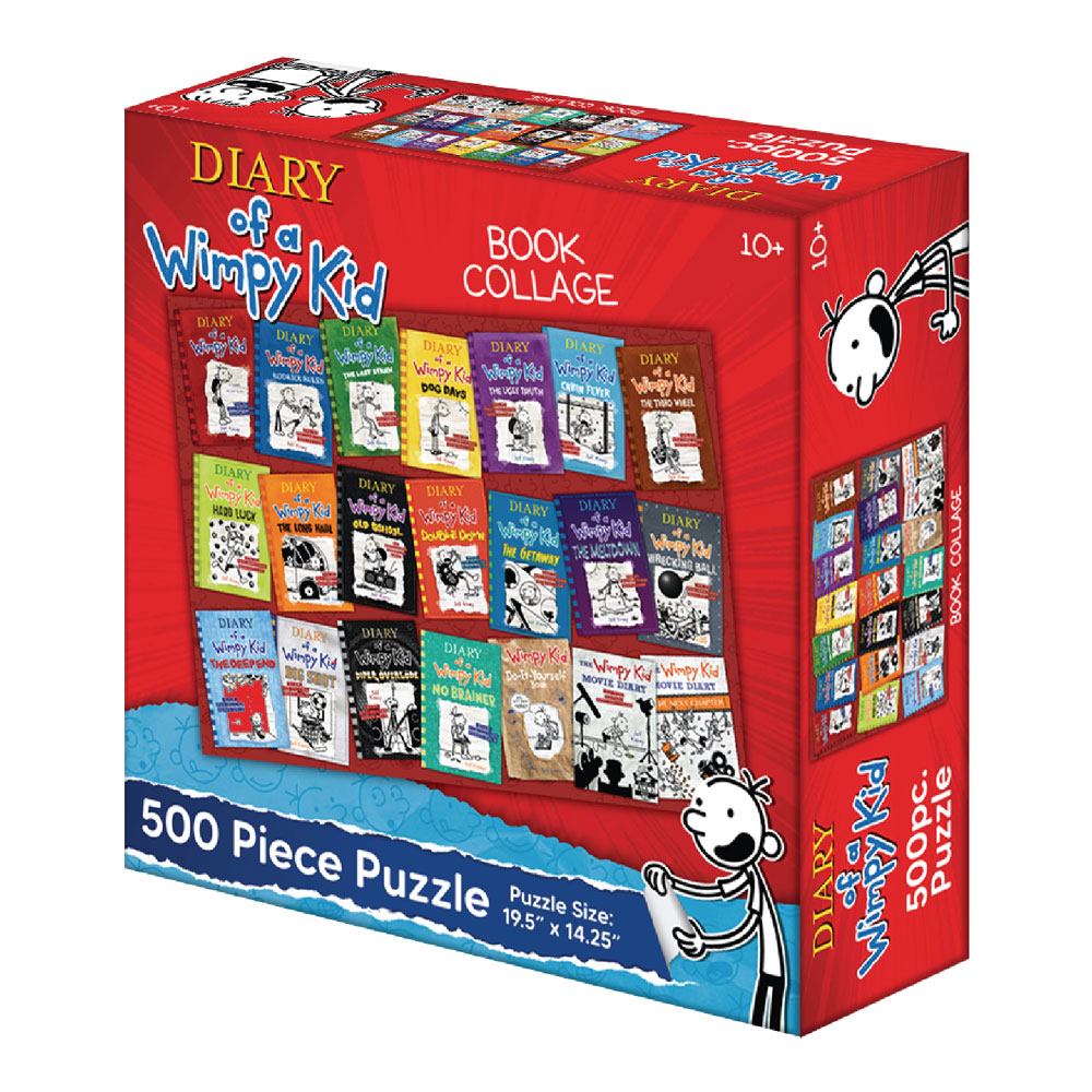 Diary of a Wimpy Kid Book Collage Puzzle 500pc - English Edition | Toys ...