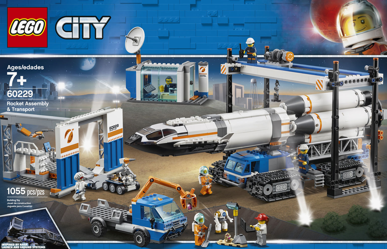 lego city rocket assembly