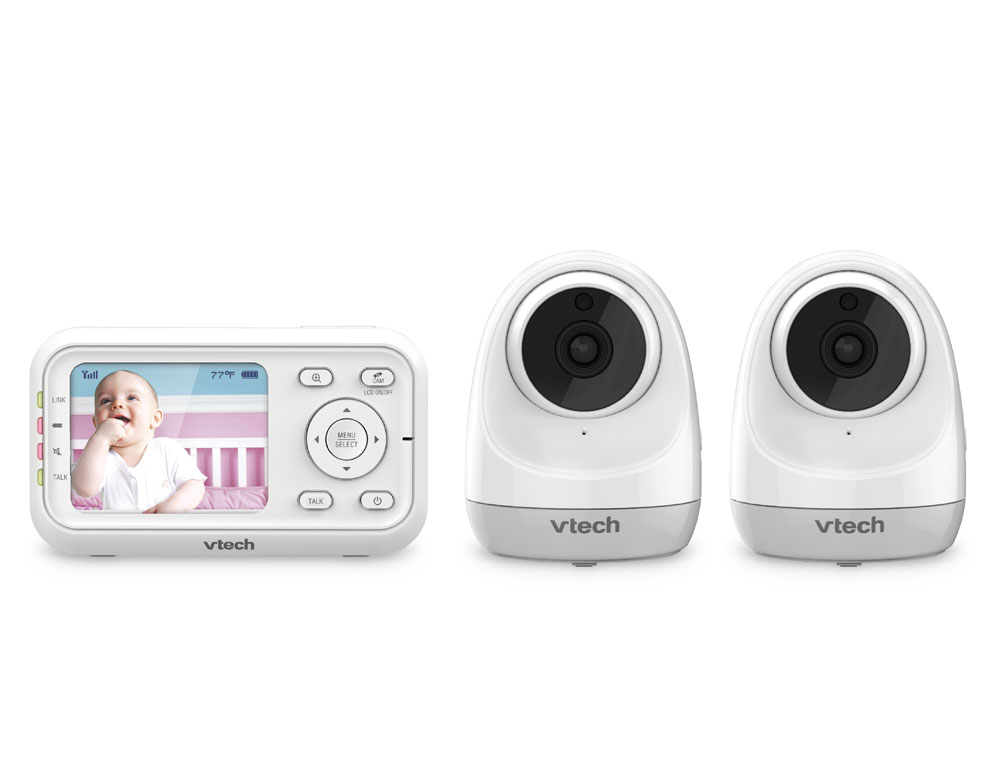 VTech VM32612 2.8 inch Digital Video Baby Monitor with 2 Pan & Tilt