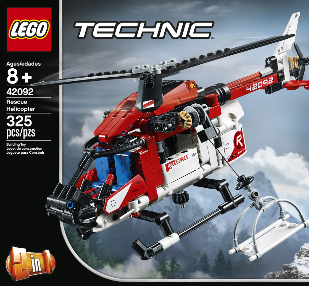 red lego helicopter