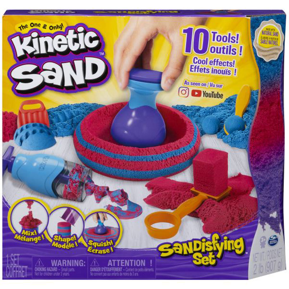 Kinetic Sand, Sandisfying Set with 2lbs 