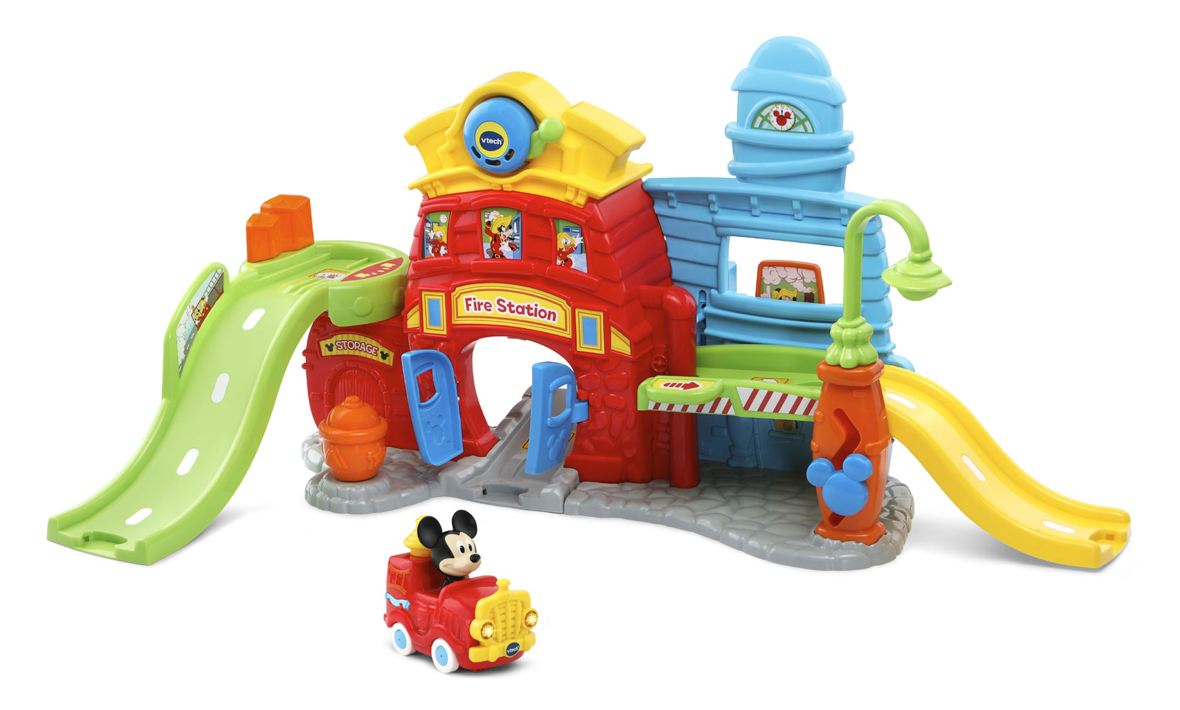 mickey mouse firehouse playset