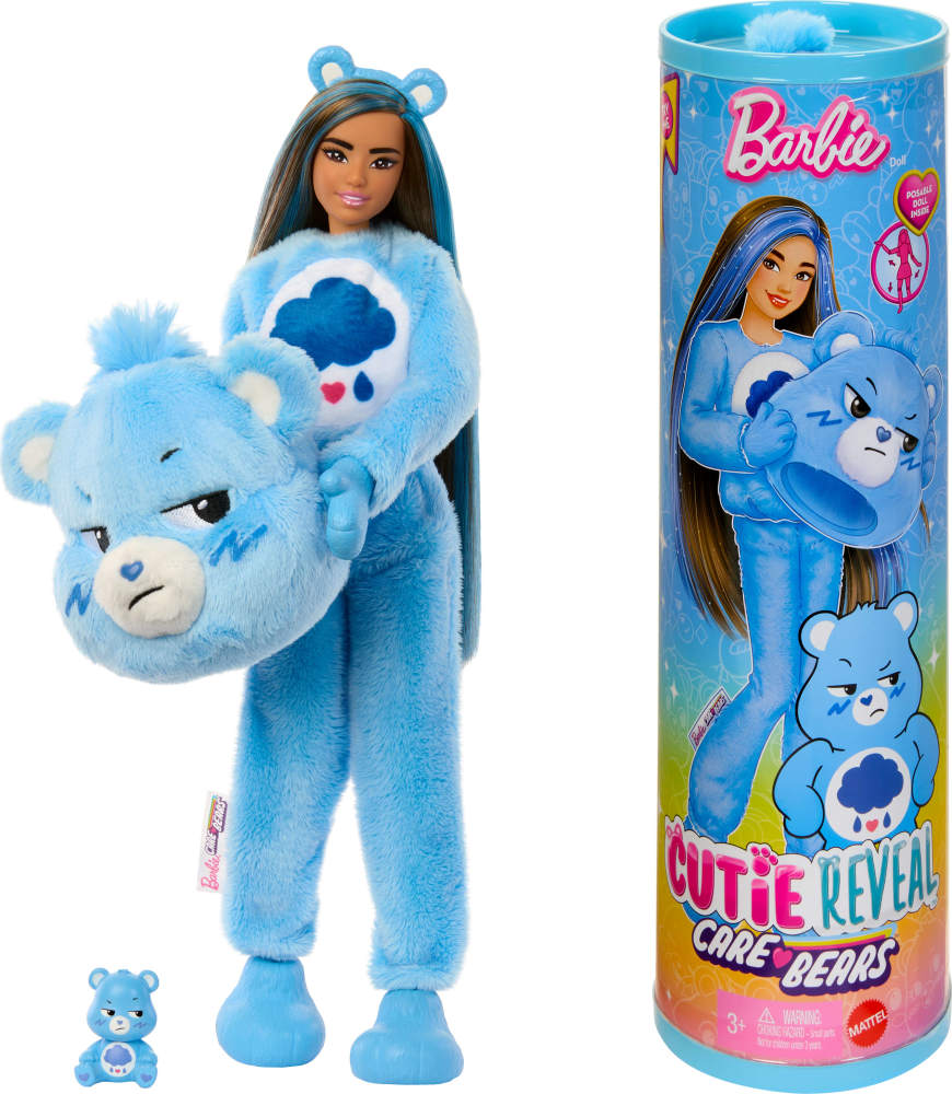 Barbie Cutie Reveal Care Bears Series Doll Accessories in Grumpy