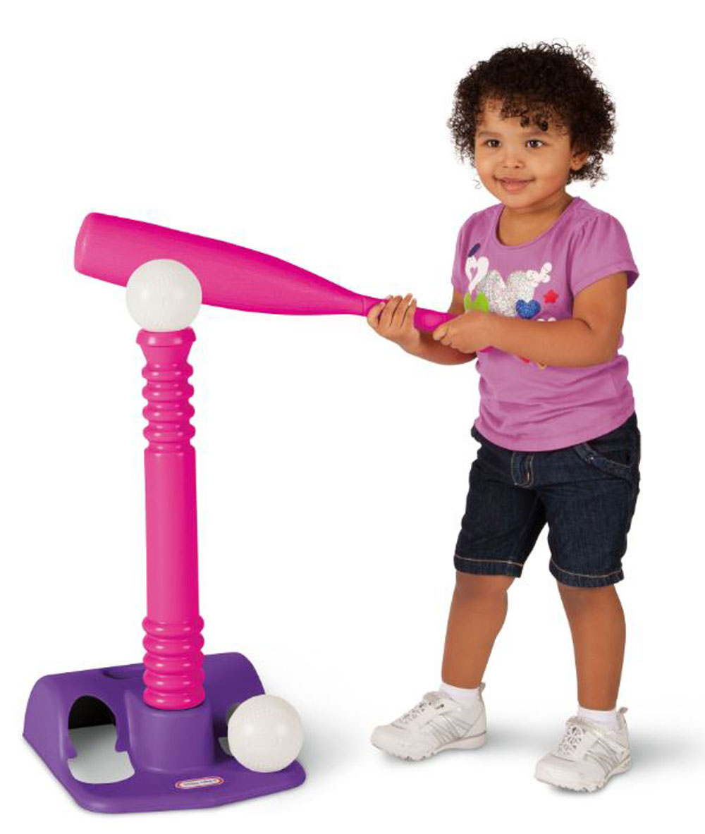 little tikes t ball set pink