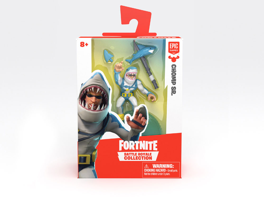 Solo Pack Mini Figure Epic NEW Fortnite Battle Royale Collection CHOMP SR