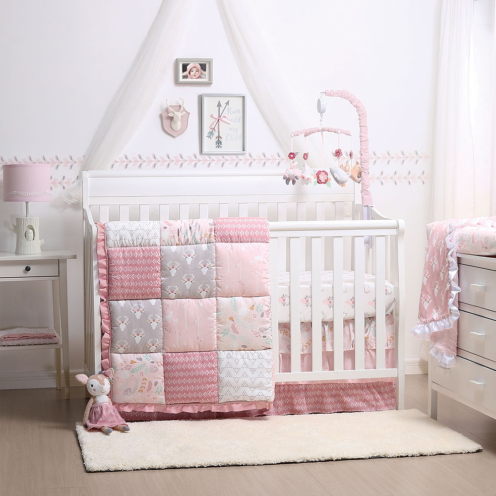 camping crib bedding