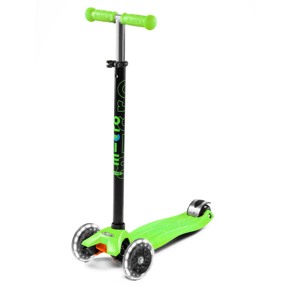 Micro Scooters Maxi Micro Classic Led Kickboard Green R Exclusive