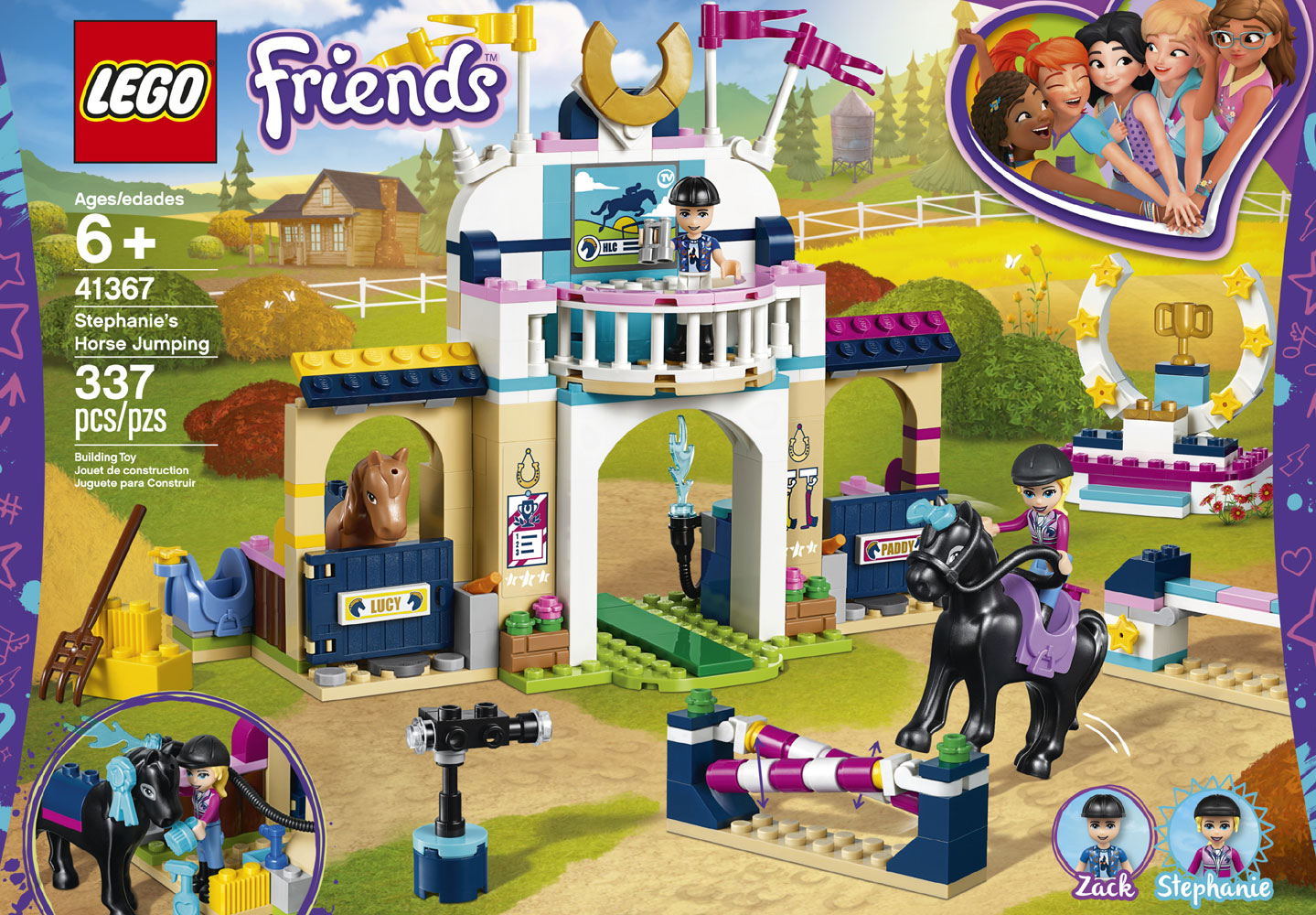 lego horse jumping set