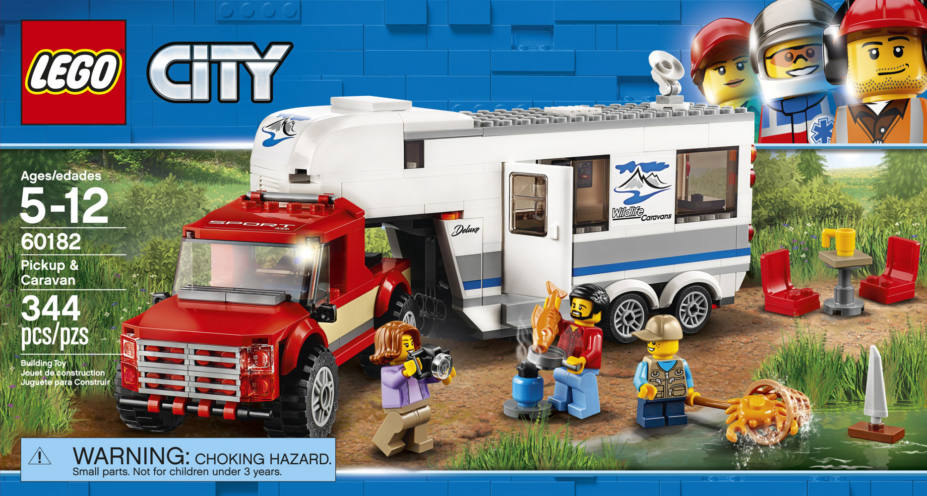 lego city caravan and pickup