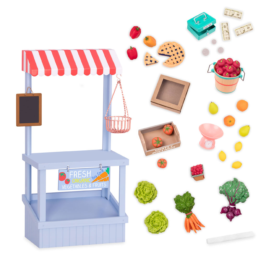 play day food market play set