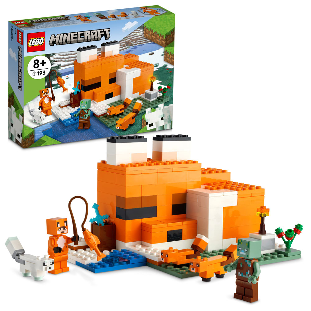Buy LEGO Minecraft The Fox Lodge 21178 Building Kit (193 Pieces) for CAD 34.99 | Toys R Us Canada