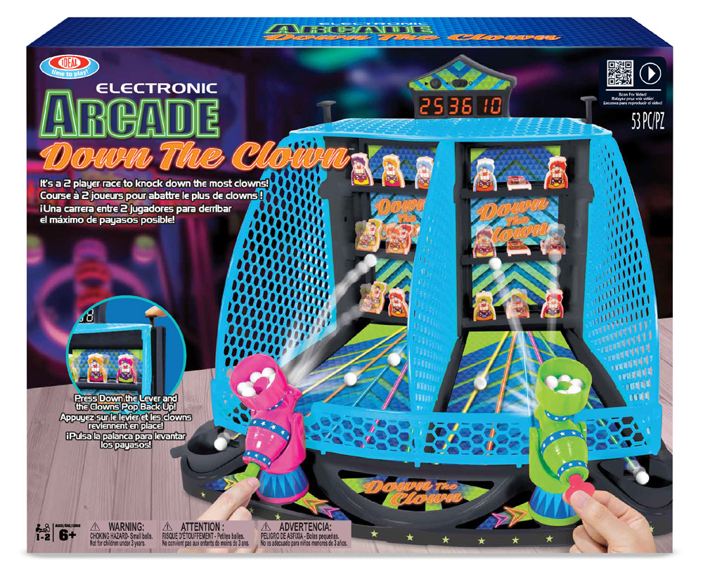 Ideal Games Electronic Arcade Down the Clown R Exclusive