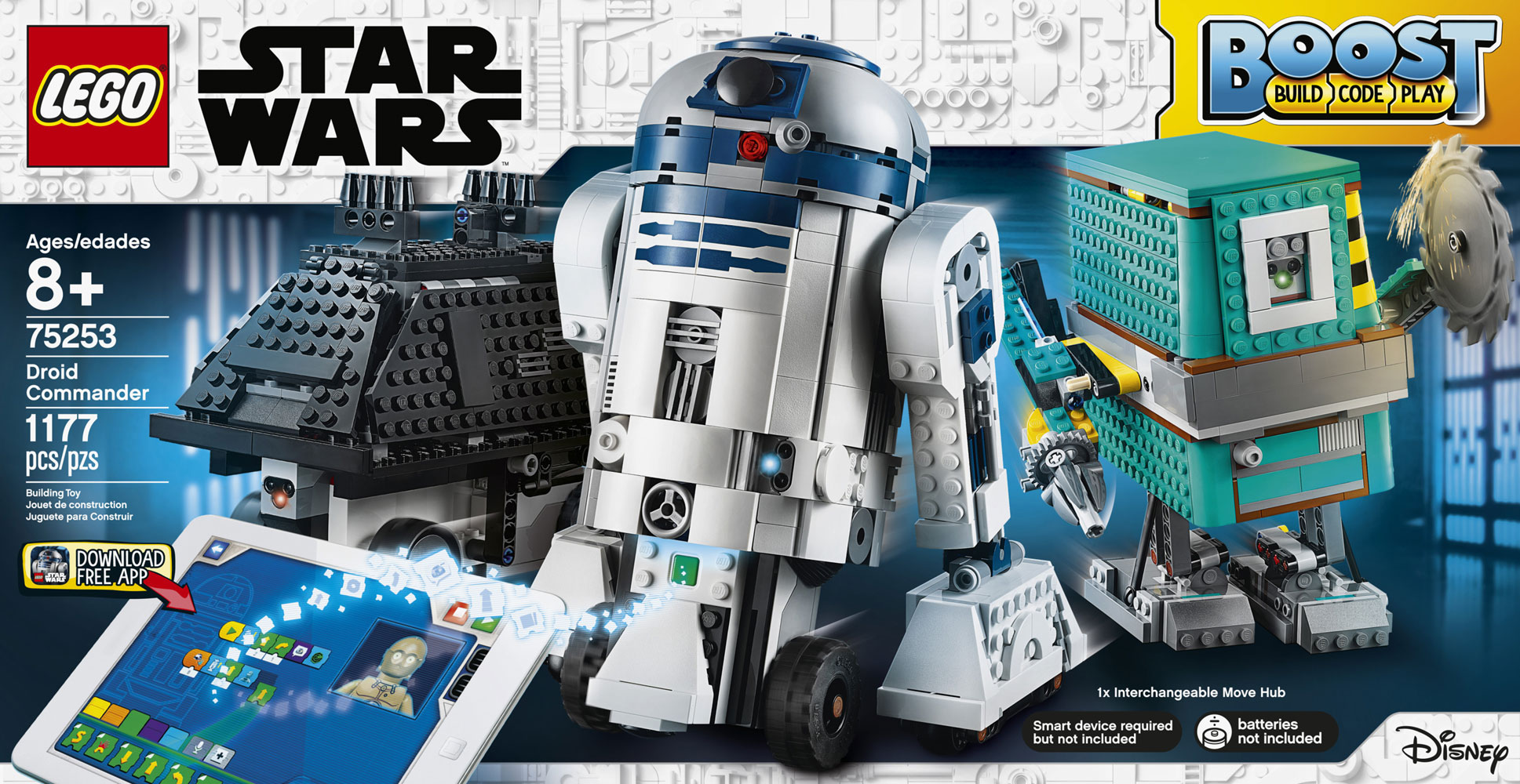 r2d2 lego 75253