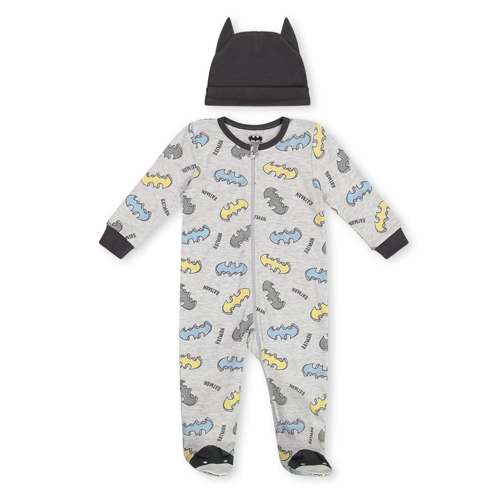 Batman Sleeper Hat Set Grey 3-6M | Babies R Us Canada