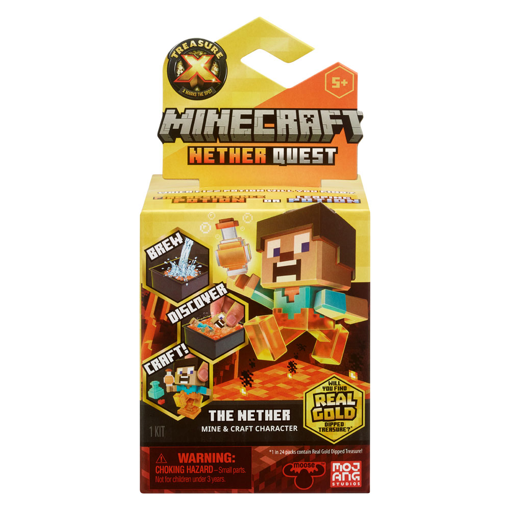 THE NETHER  Treasure X Minecraft The Nether Single Pk | Toys R Us Canada