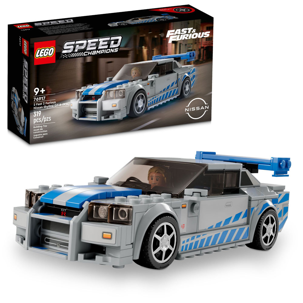 LEGO Speed Champions 2 Fast 2 Furious Nissan Skyline GTR (R34) 76917