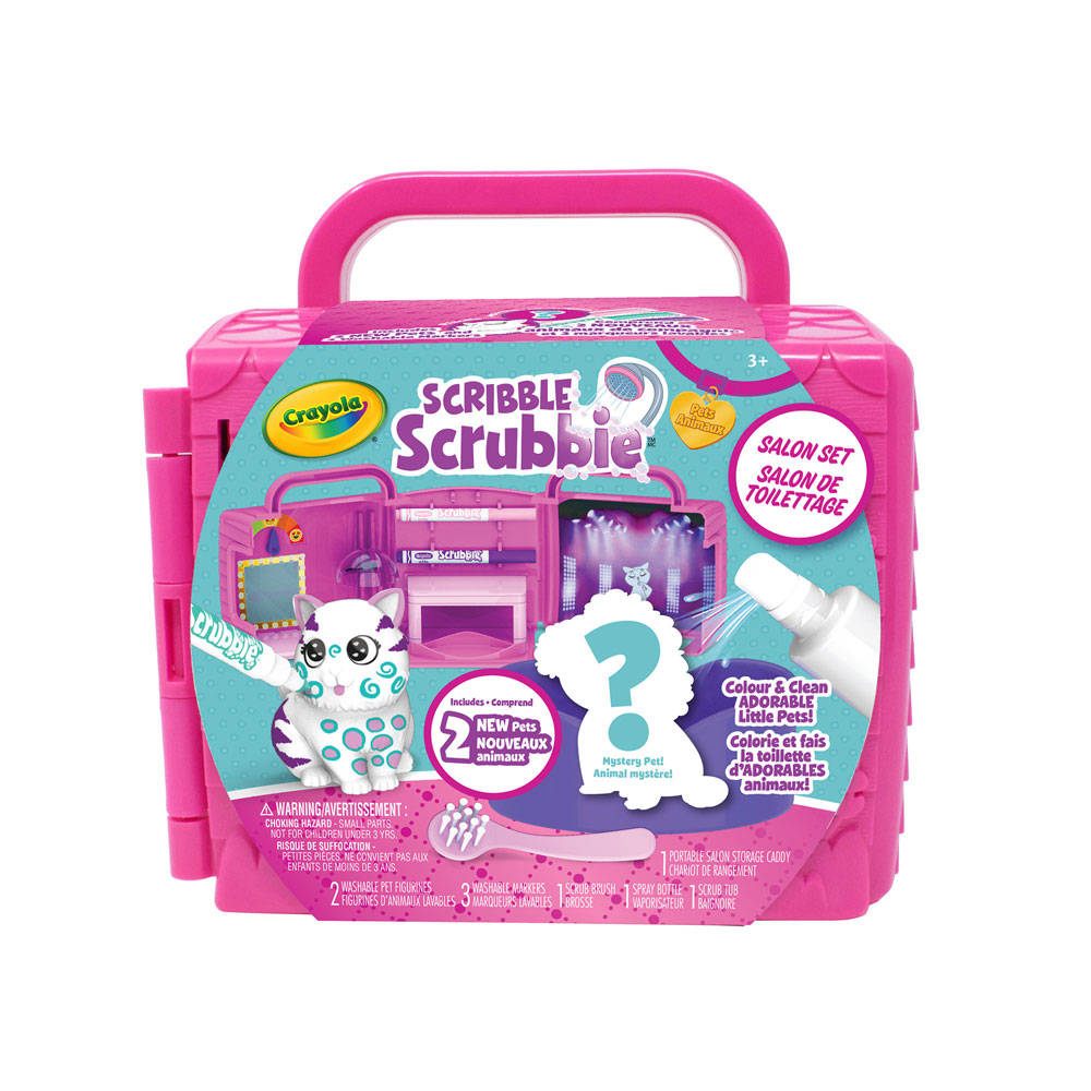 crayola scribble scrubbie pets playset
