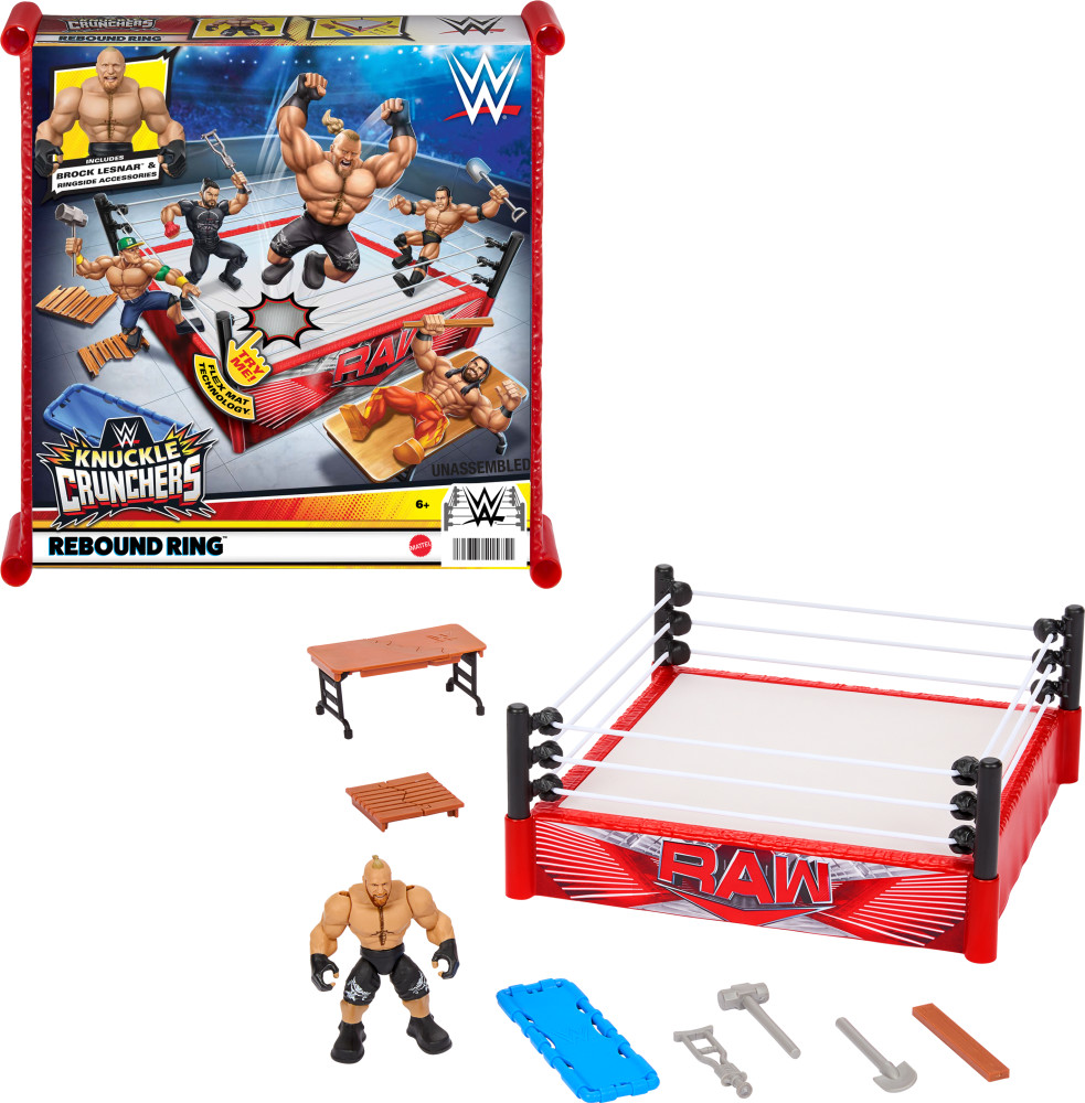 WWE Action Figure Playset Knuckle Crunchers Rebound Ring Toys R Us Canada