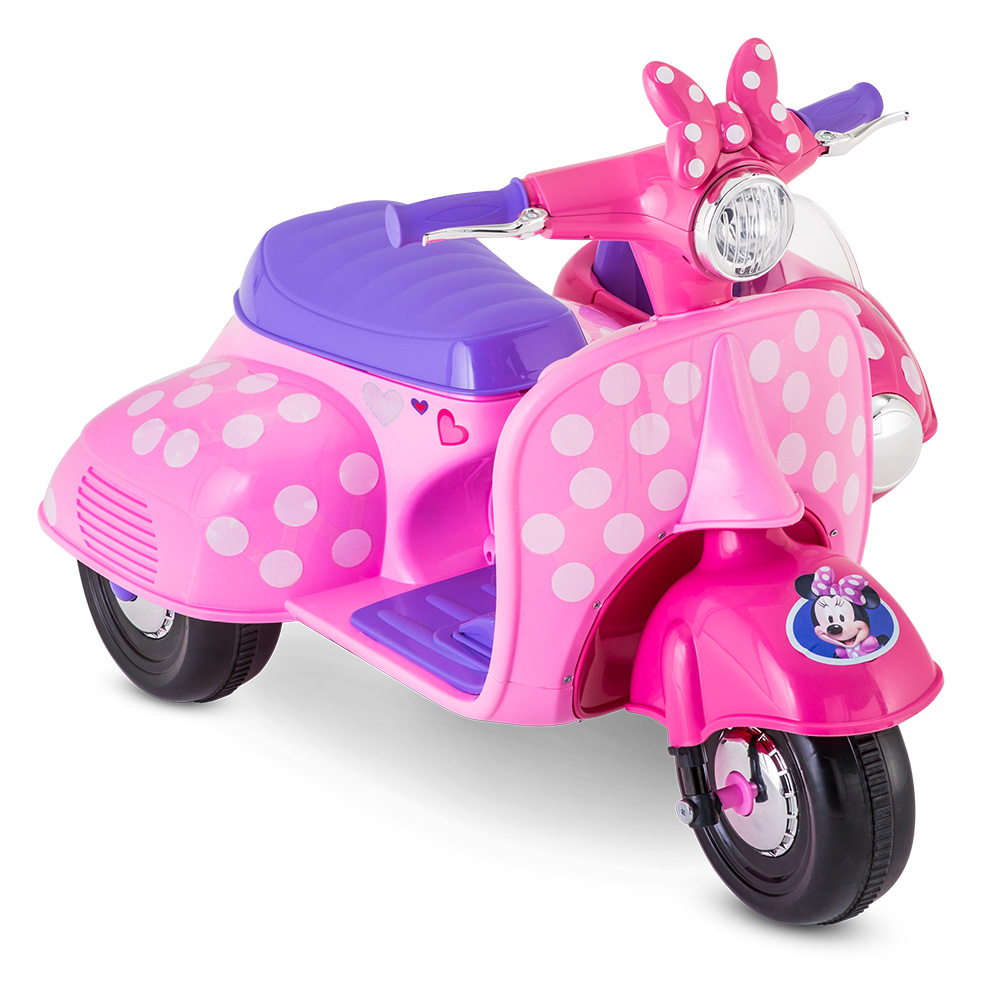 Mi6V Minnie Mouse Sidecar Scooter Pink Toys R Us Canada